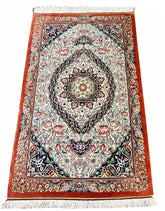 #6044 Pure silk Persian Qom by Bastan